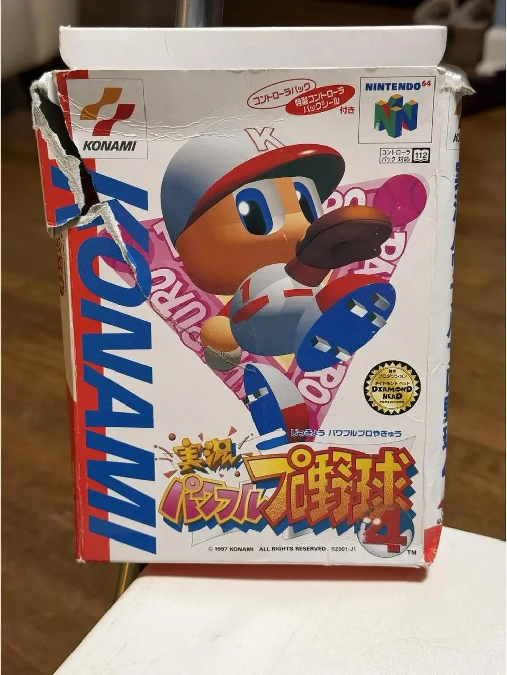 Jikkyou Powerful Pro Yakyuu 4 N64 Japan import